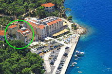 Hotel am Meer in Makarska-Hotel Parko Osejava
