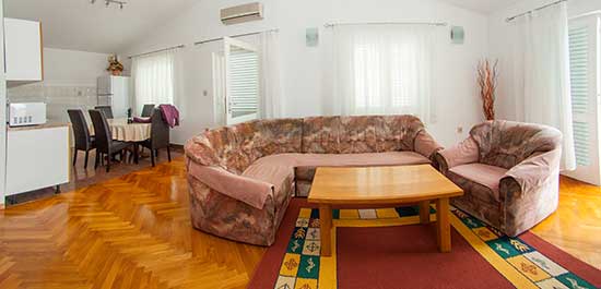 Apartamenty na plaży - wynajem apartamentów Makarska, Apartament Zdravko A1