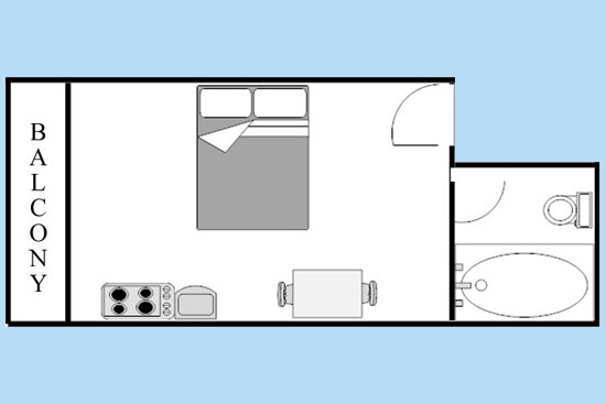  tlocrt apartman 1