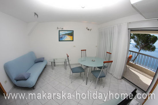 Unterkunft in der Nähe des Strandes in Makarska, Appartements Plaža