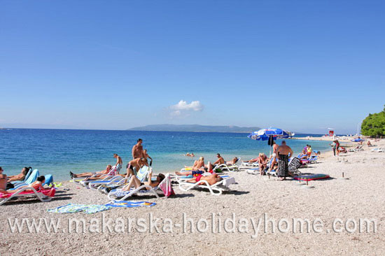 Apartments by the beach in Makarska, Apartment Plaža