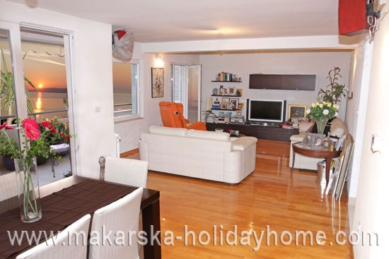 apartmaji ob morju na Hrvaškem, Makarska riviera