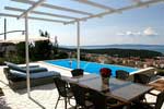 villa ferienhaus mit pool villa Mirjana Makarska pogled na bazen 4