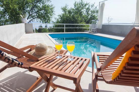 Ferienhaus mit Pool in Makarska Kroatien-Villa Jelenka