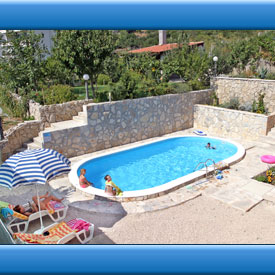 semester i kroatia makarska with pool