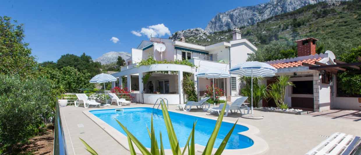 Vile s bazenom Hrvatska - Makarska Villa Milinovic