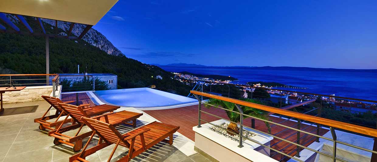 Croatian villas- Makarska villa with pool for 10 persons - Villa Oliva