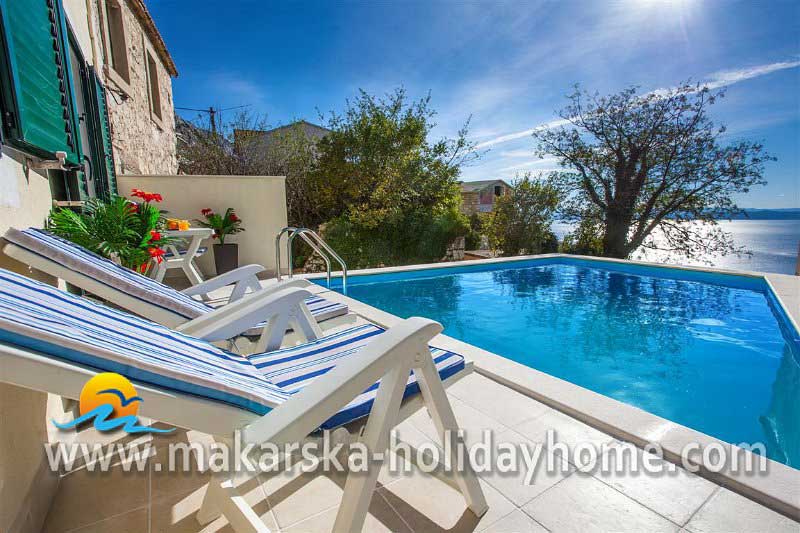 House with Pool Tucepi Croatia  - Villa Grube 01